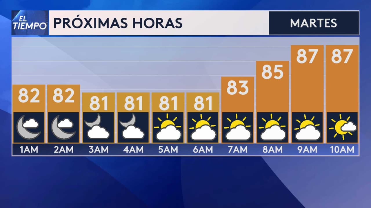 <b>Este es el pronóstico del tiempo para las próximas horas</b>.