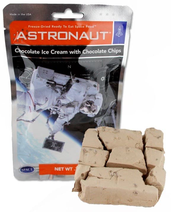 Helado de astronauta y otros productos que puedes comprar en la página de la NASA