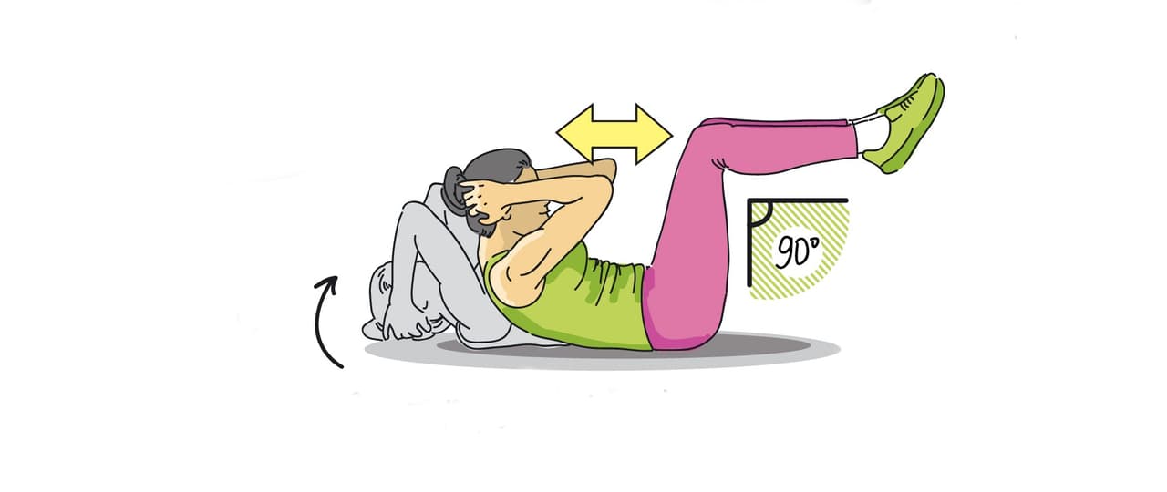 Abdomen plano con 5 ejercicios sencillos: ¡te llevarán menos de 15 minutos!