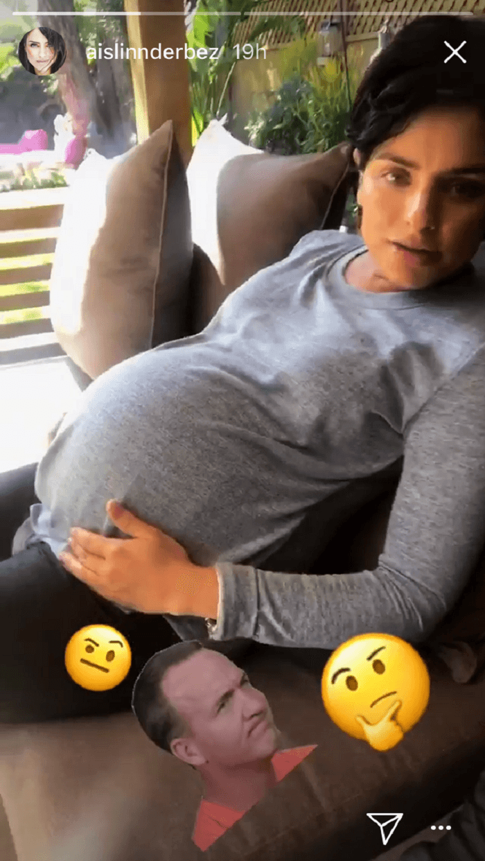 Aislinn Derbez desmintió que ya nació su bebé de la forma más divertida