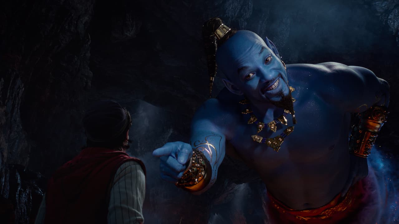 El Genio azul de Will Smith por fin aparece en el nuevo tráiler de 'Aladdin' y no sabemos qué sentir