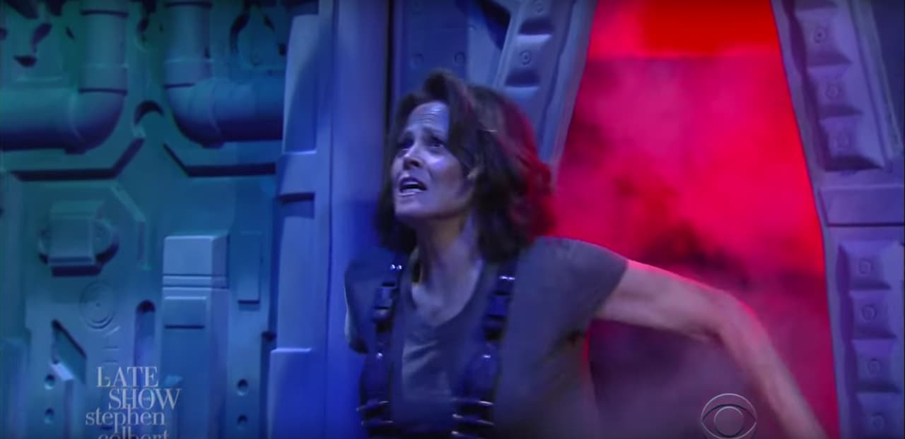 Alien: Sigourney Weaver volvió como la teniente Ripley en esta divertida parodia