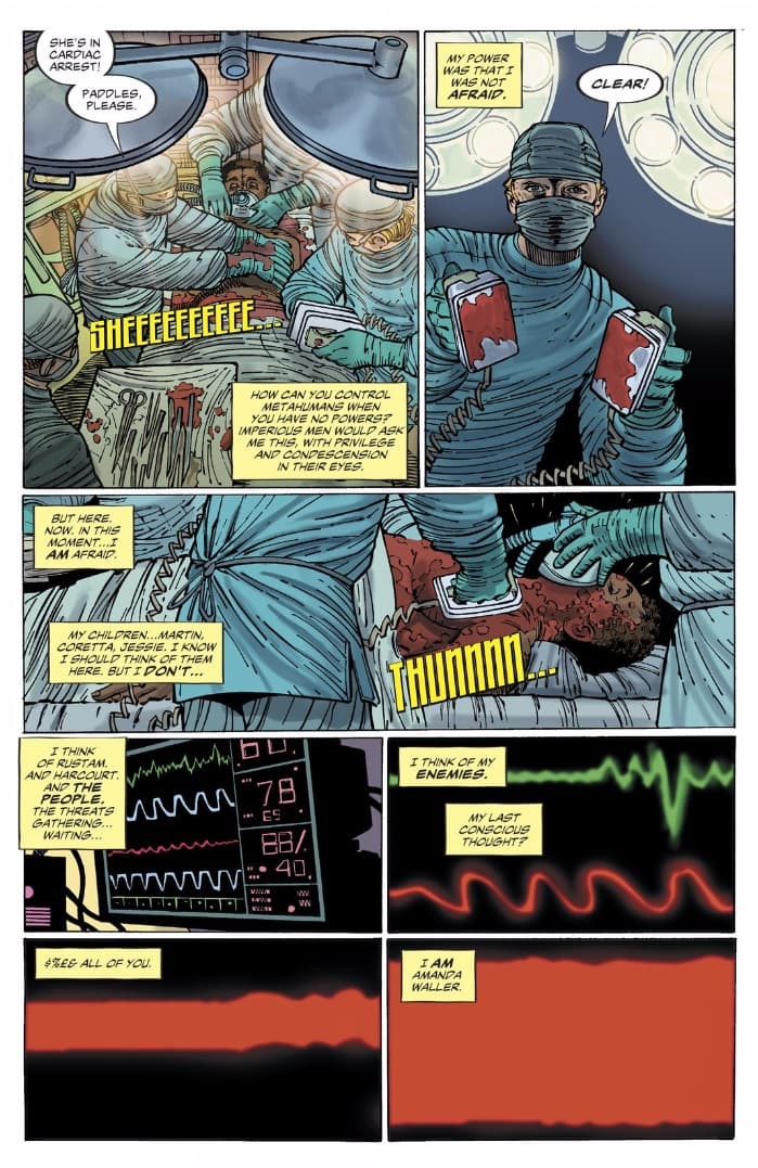 Muerte de Amanda Waller