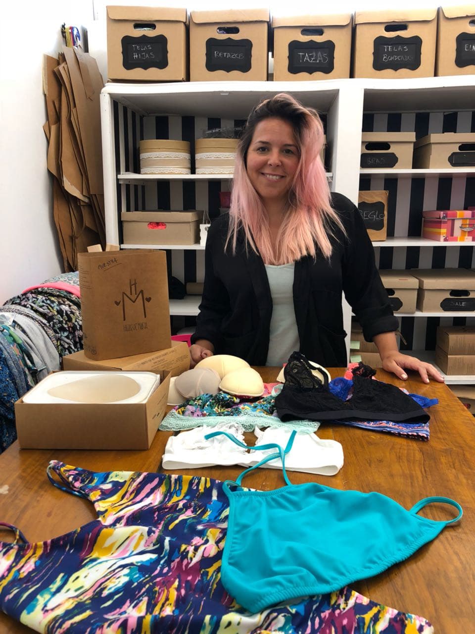 Superó un cáncer de mama y ahora diseña lencería para mujeres post mastectomía