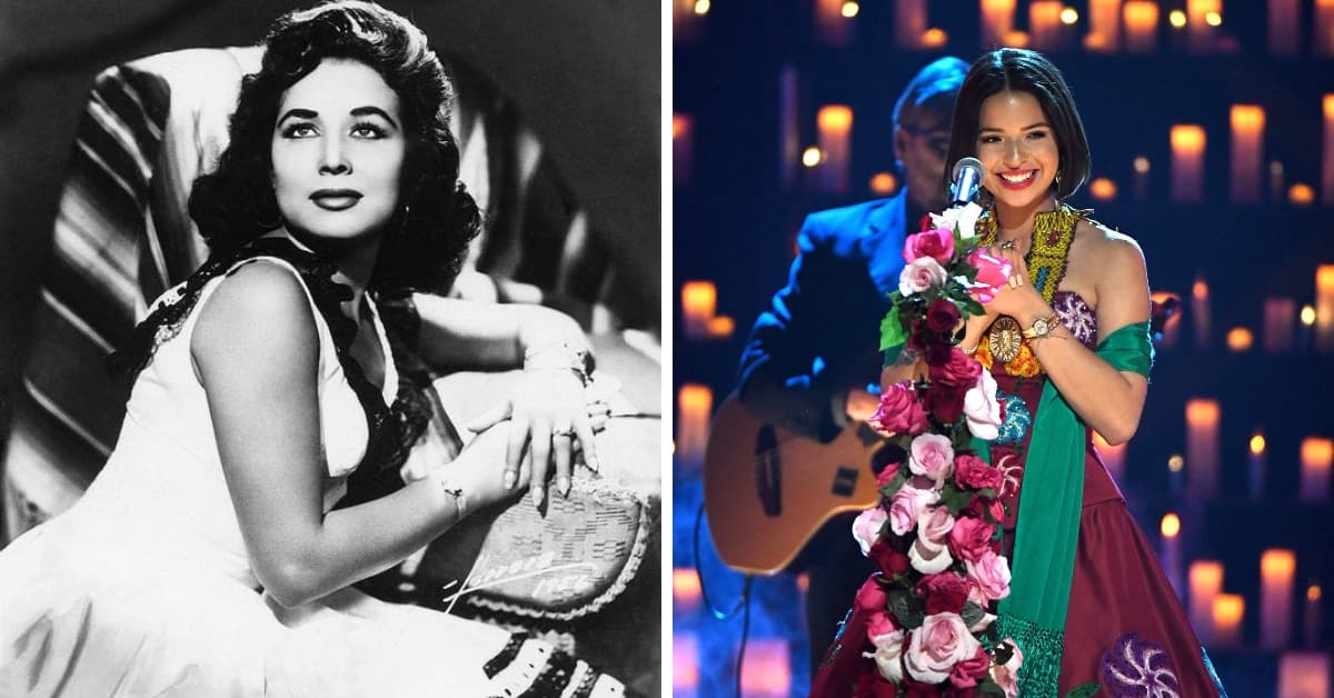 Ángela Aguilar heredó la belleza de su abuela, Flor Silvestre, y estas son las pruebas