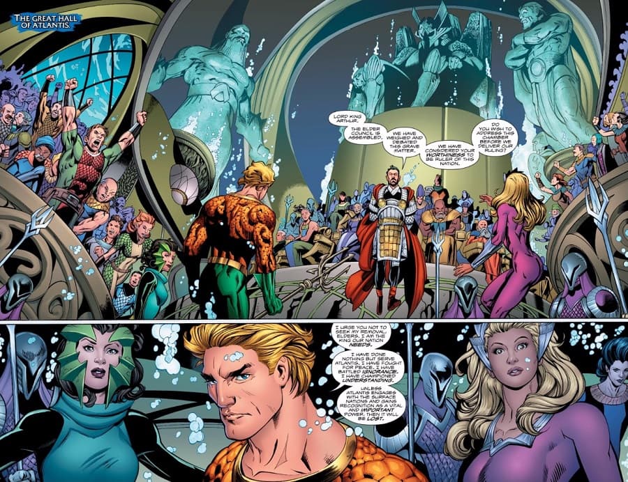 Desterrado y… ¿muerto? ¡Aquaman ha dejado de ser el rey de Atlantis!