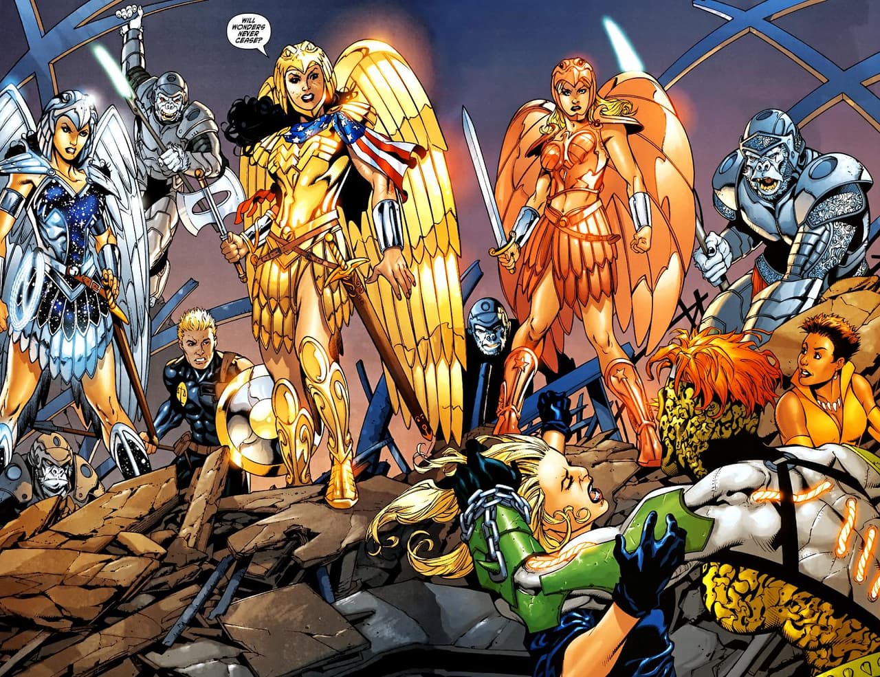 Por fin pudimos ver la armadura que Wonder Woman usará en su secuela, nada podrá detenerla