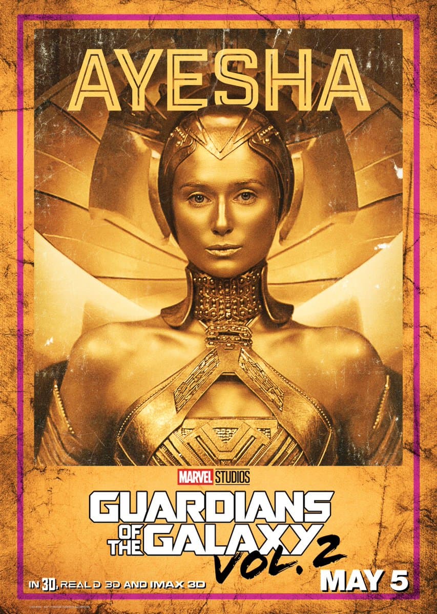 ¿Quién es Ayesha? Te contamos sobre la «villana» de Guardians of the Galaxy Vol. 2