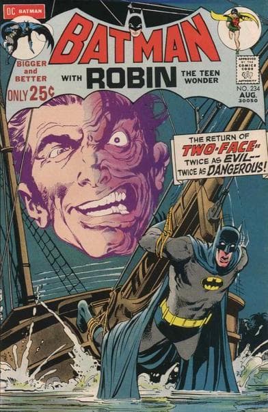 Batman #234, Two-Face, Half an Evil