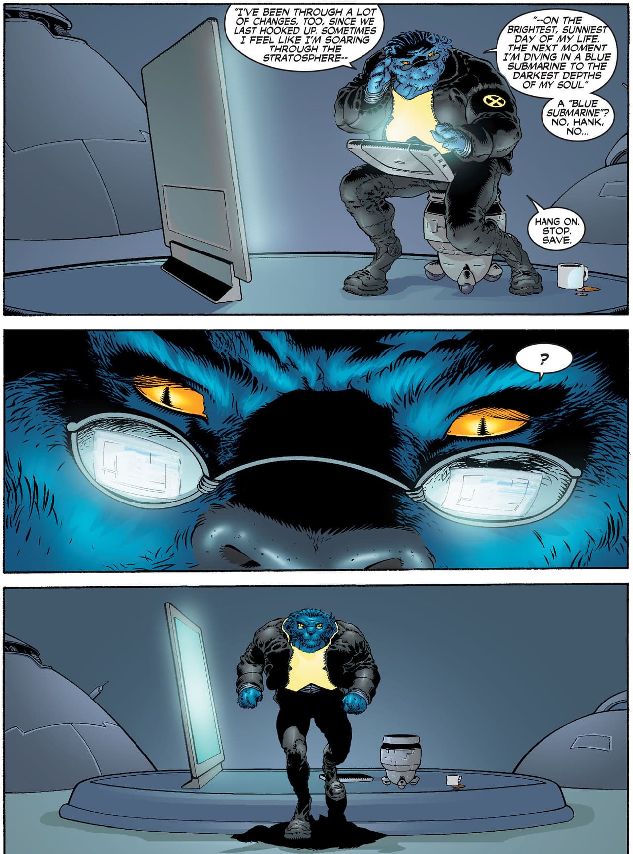 Beast gato, Grant Morrison