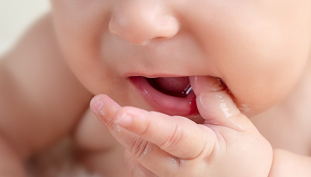 Los bebés que se chupan las manitas constantemente tendrán un mejor desarrollo del lenguaje