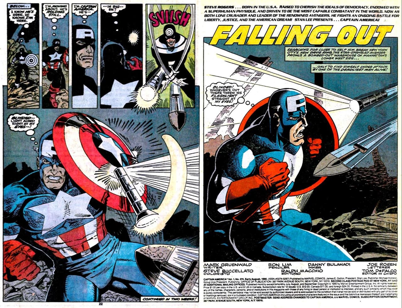 Bullseye vs Captain America