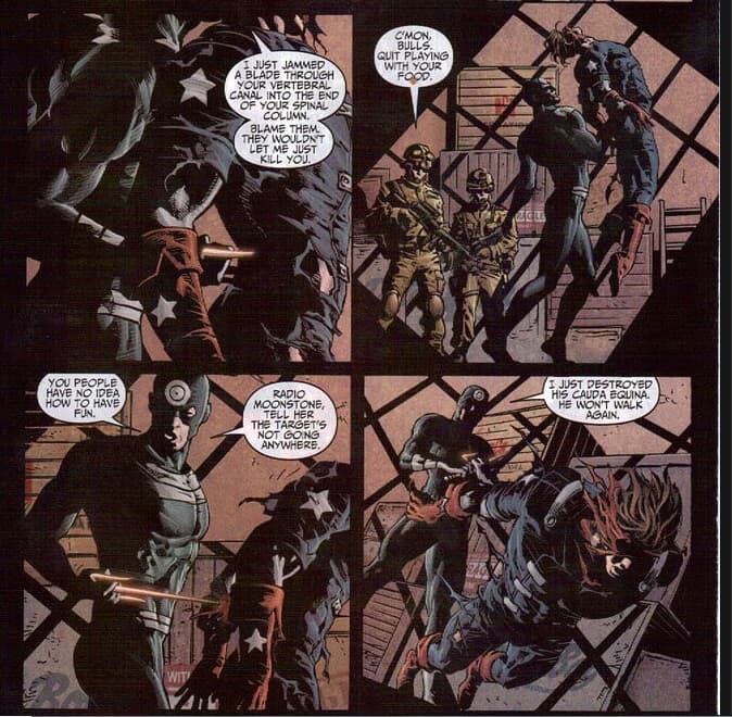 Bullseye vs Jack Flag