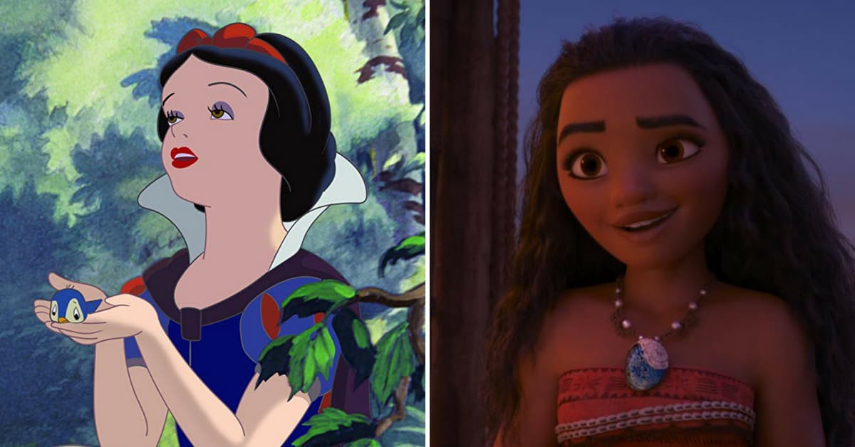 ¿Por qué las princesas de Disney se ven cada vez más jóvenes? La ciencia tiene una explicación