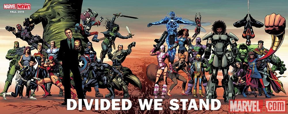 Civil War II: Tony Stark vs. Captain Marvel no alcanzaba... dos facciones más se suman a la guerra