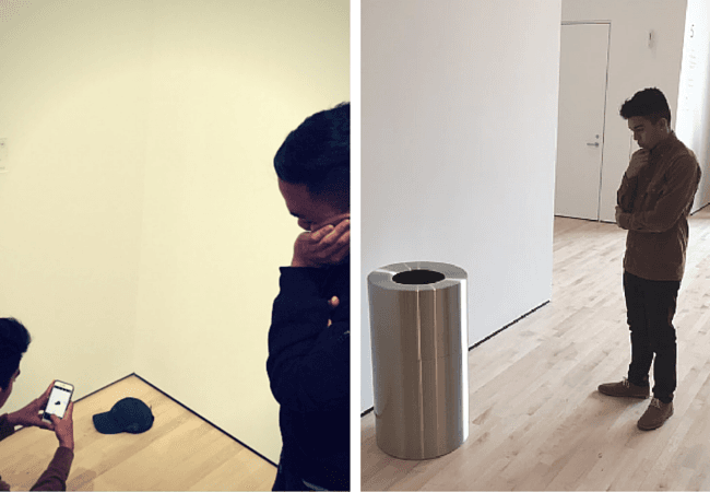 ¿Esto es arte? Parece que si tiras los lentes en un museo, todos hacen "ohhh"