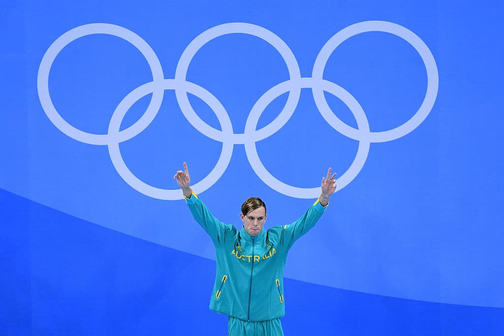Kyle Chalmers no solo ganó el oro por 100 metros libres, ¡también a los mejores abuelos!