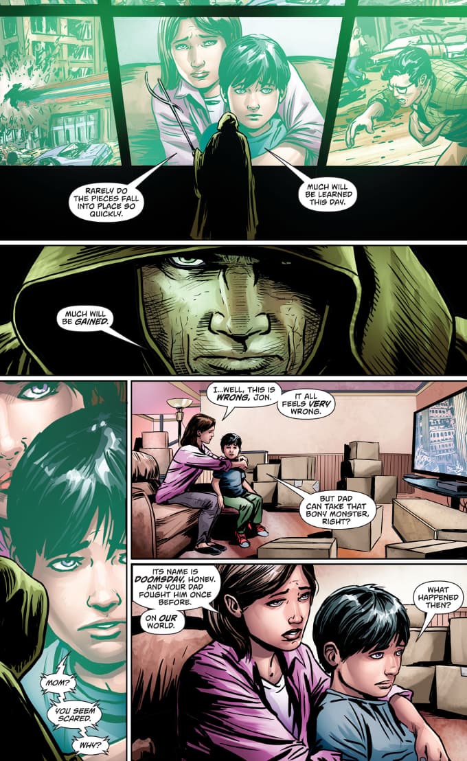 Rebirth: Varios Superman Vs. Doomsday, y un importante personaje de Watchmen detrás de todo