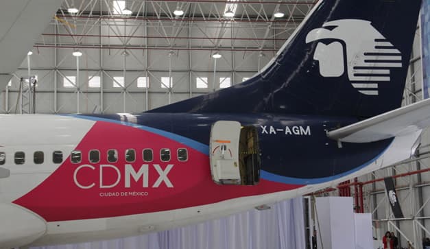 No vas a creer qué marca patrocina al avión más grande de esta aerolínea mexicana