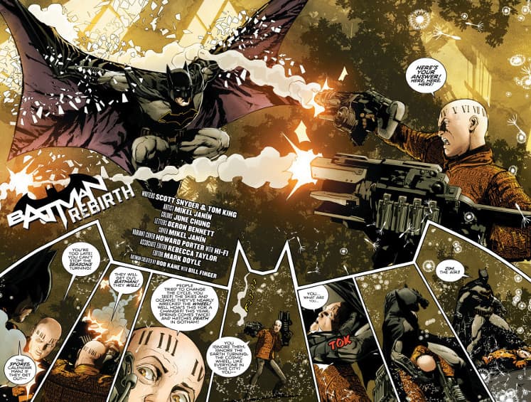 Reseña y repaso de Batman: Rebirth #1