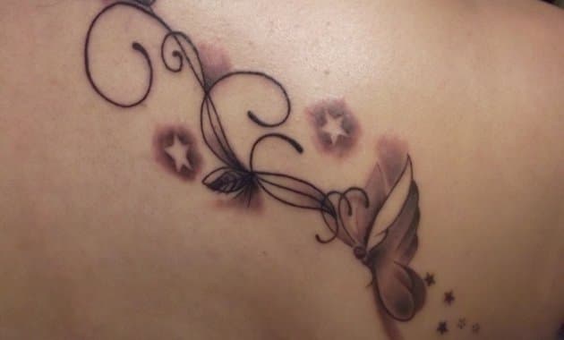 Tatuajes de mariposas femeninas: el diseño de Patricia