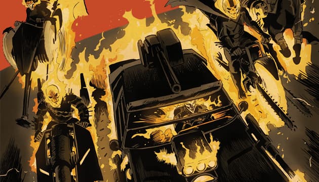 ¿Fanático de Ghost Rider? Entonces amarás Ghost Racers #1, la carrera del infierno