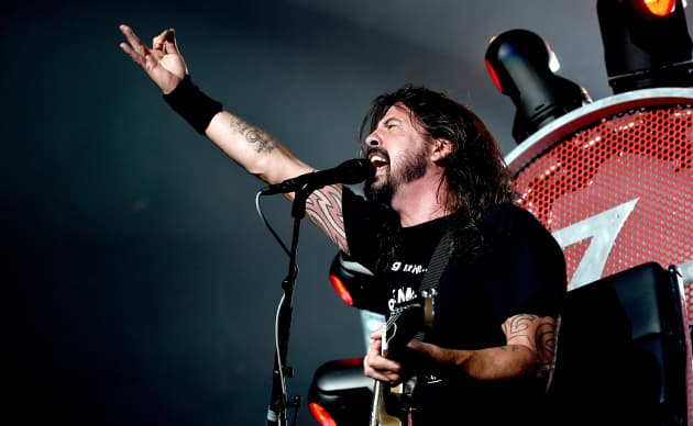 Dave Grohl asistió a un concierto de Metallica y disfrutó como cualquier fanático