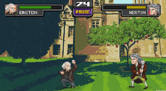 Choose your character! Einstein vs Hawking o Darwin vs Newton, enfrenta hasta la muerte a tus científicos favoritos