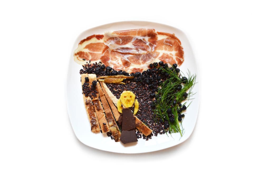 Estos artistas plásticos alimentan tu espíritu haciendo arte con comida