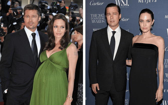 Angelina Jolie le pidió el divorcio a Brad Pitt 