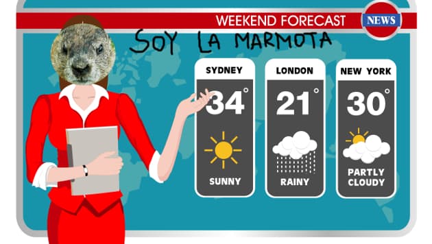El día de la marmota y la marmota meteorológica que predice el cambio de estaciones 