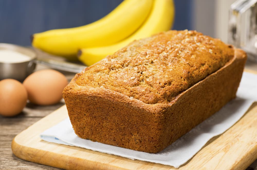 Adorarás este pan de plátano SIN GLUTEN que puedes hacer en la licuadora