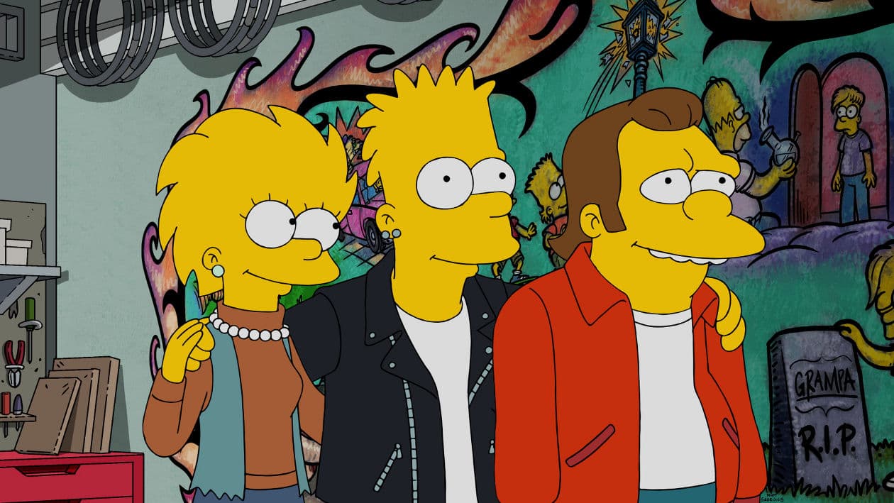 Mira a Los Simpson como nunca antes los viste en el nuevo gag del sofá