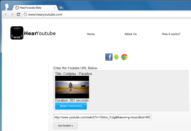 HearYoutube te permite quitar el audio de los videos de forma sencilla