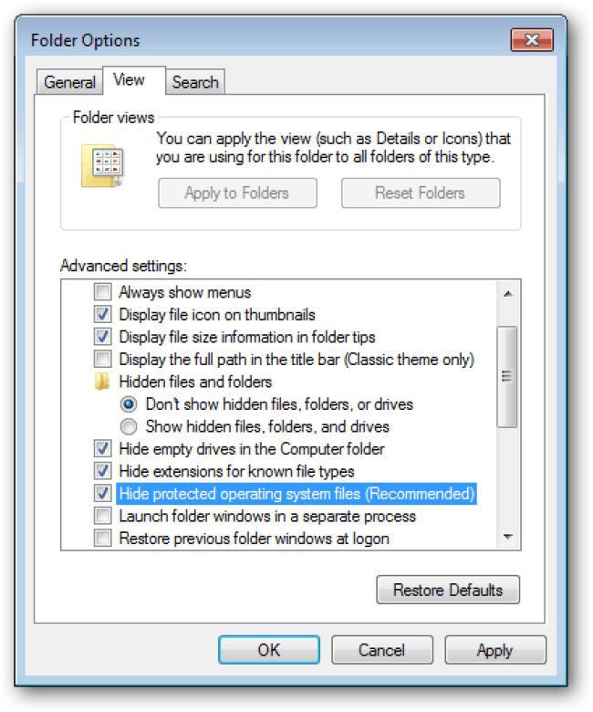 ¿Qué son los archivos desktop.ini?