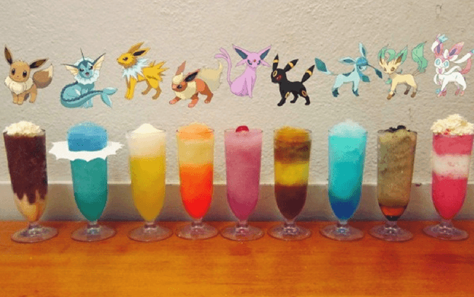 Estos 9 tragos se inspiraron en Pokémon y vas a querer probarlos todos