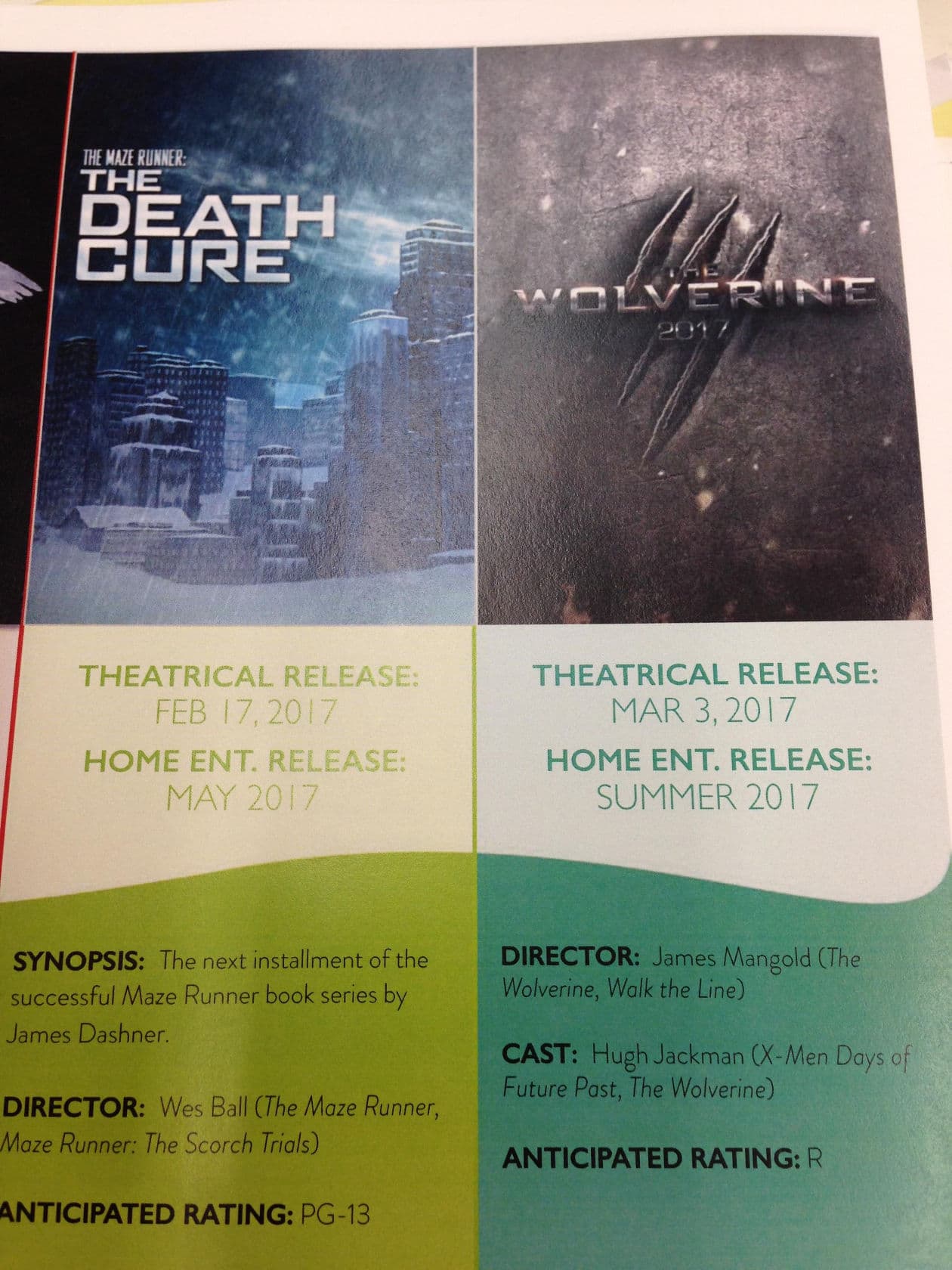 Wolverine 3 se suma a la lista de próximas películas de superhéroes que podrían ser calificadas "R" (para mayores de 17)