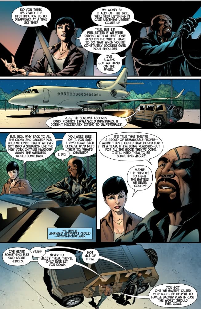 Marvel revela qué diantres estuvo haciendo Nick Fury durante el final de Infinity War