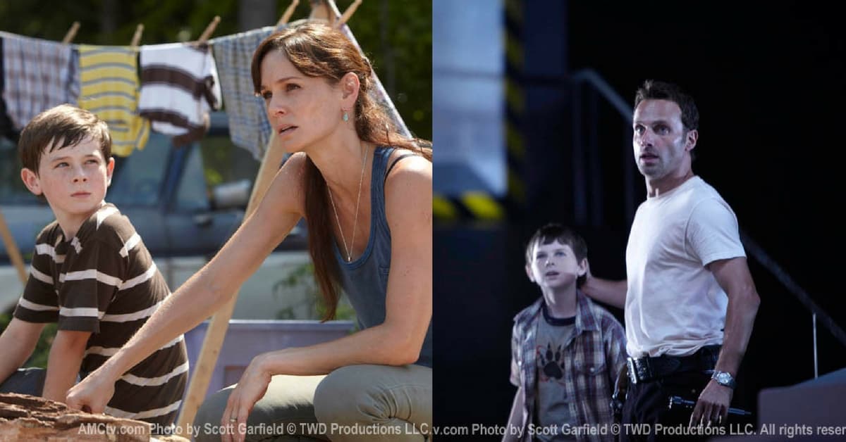 Así cambió Carl a través de las 8 temporadas de TWD