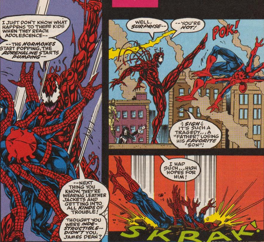 Carnage mata a Doppleganger