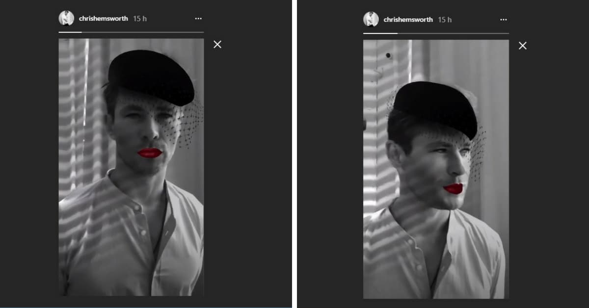 Si Chris Hemsworth fuera mujer sería hermosa ¡y su video lo demuestra!