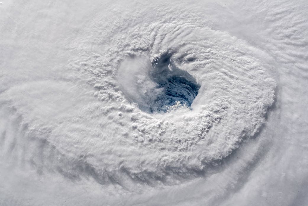 Así se ve Florence desde el espacio, el huracán que está azotando a los Estados Unidos