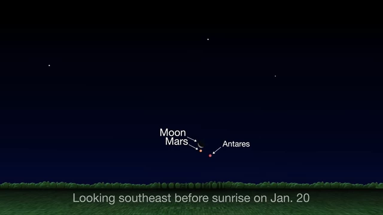 Tres estrellas entrarán en conjunción y regalarán un espectáculo digno de un rey