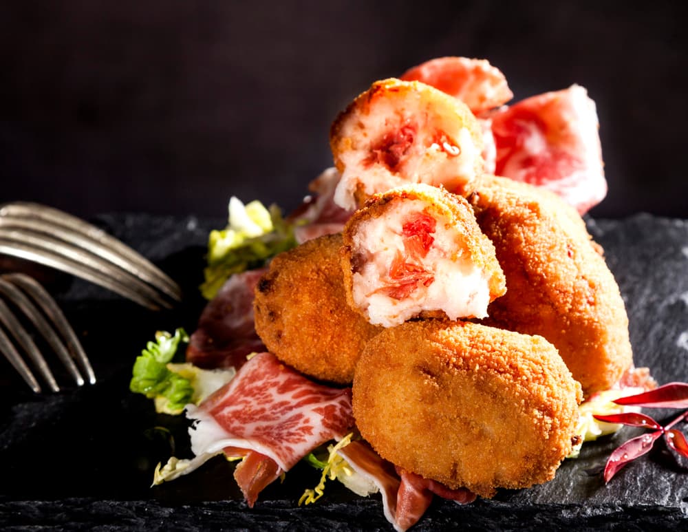 Croquetas de papa con queso y bacon para tocar el cielo con las manos