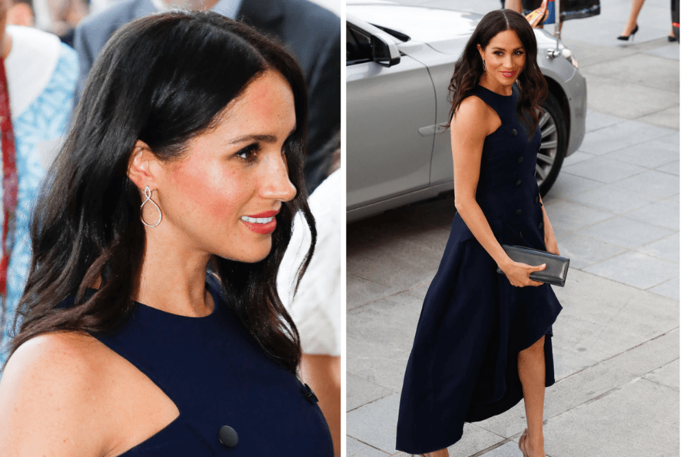 Meghan Markle utiliza el color azul en sus vestidos por este significado