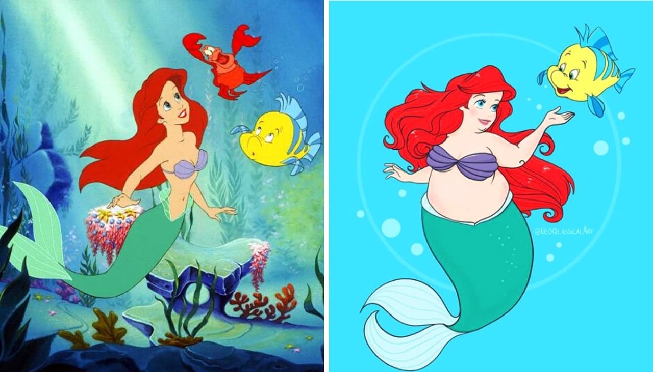 Una artista dibujó a las princesas Disney en versión curvy y nos encantan