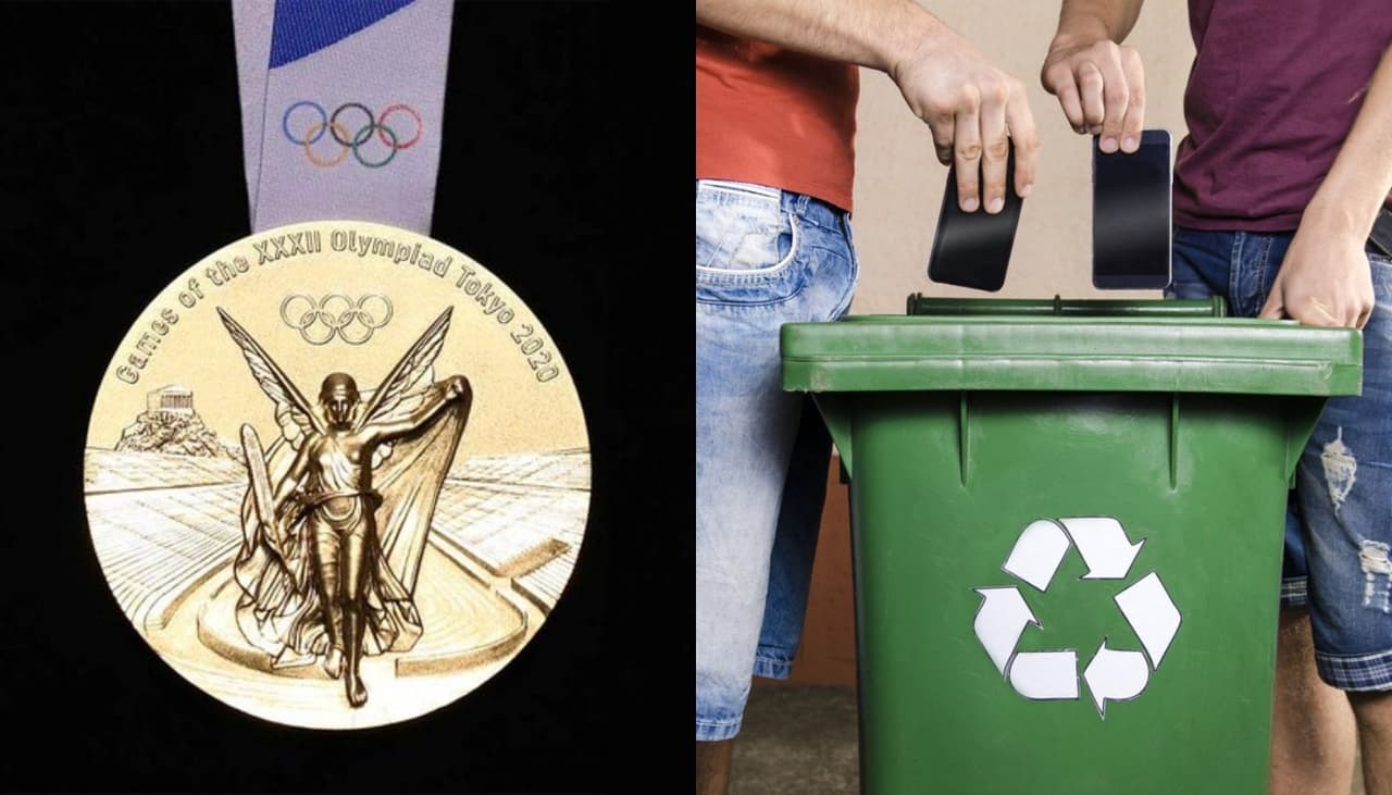 Lo que usó Japón para las medallas del 2021 es otra muestra de que es un país de primer mundo