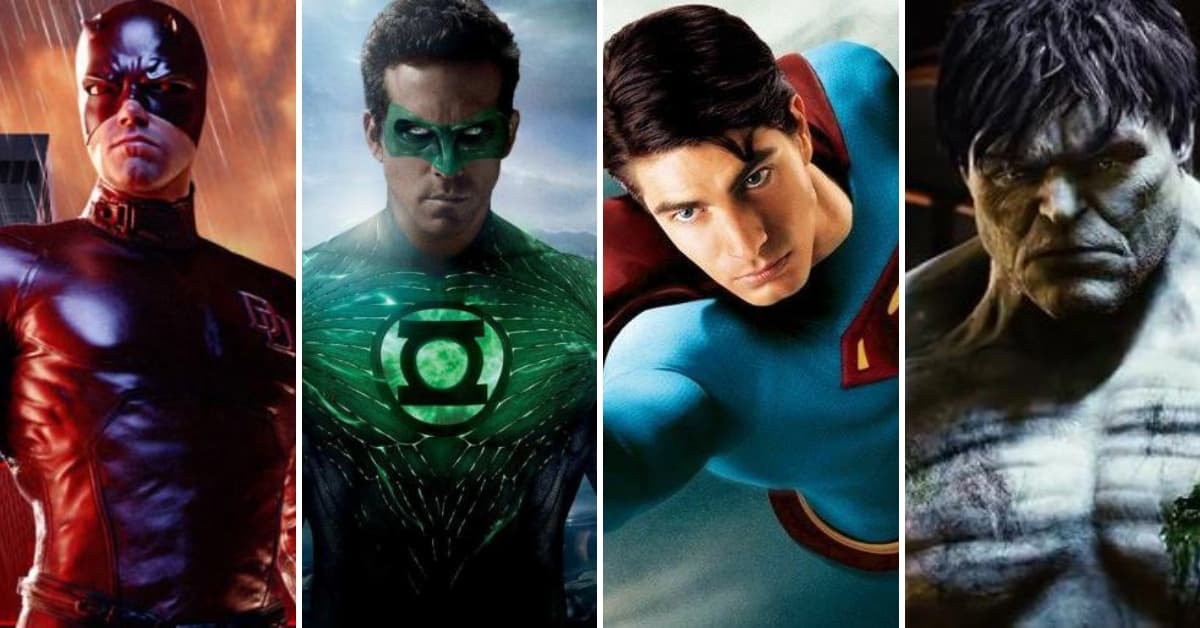 12 películas de superhéroes que fueron un fracaso, pero ya no lo recordábamos