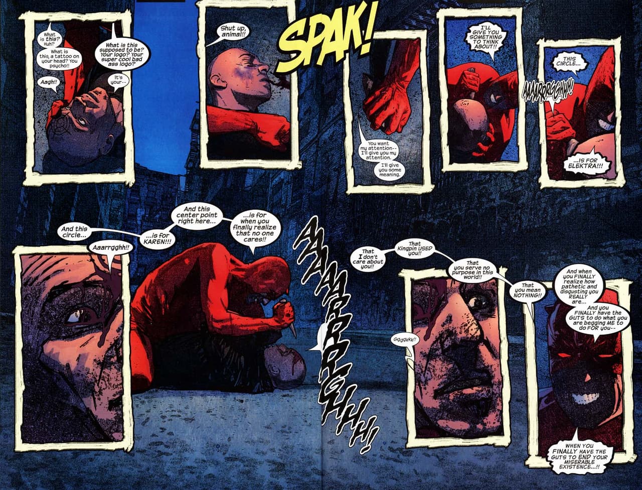 Daredevil vs Bullseye: los 7 más recordados enfrentamientos entre héroe y villano