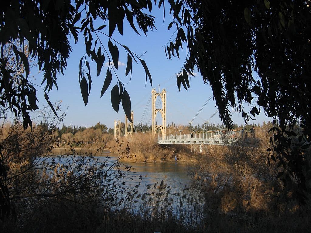 Puente colgante de Deir ez-Zor